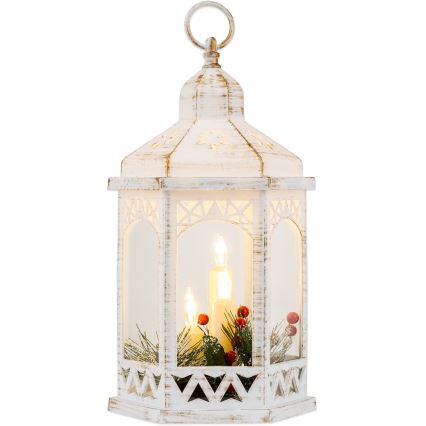 LED juldekoration 3xLED/3xAAA lykta