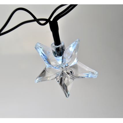 LED-ljusslinga 20xLED, 6 m, kallvit