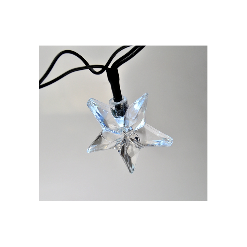 LED-ljusslinga 20xLED, 6 m, kallvit