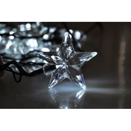 LED-ljusslinga 20xLED, 6 m, kallvit