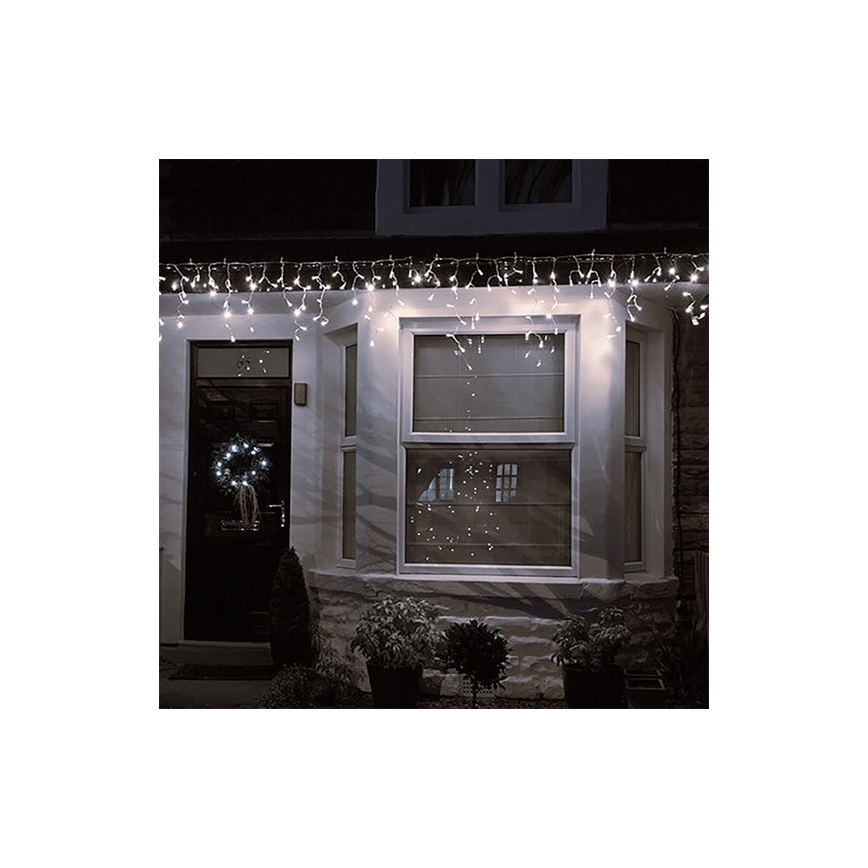 LED-ljusgardin för utomhusbruk 120xLED/230V 3 m IP44