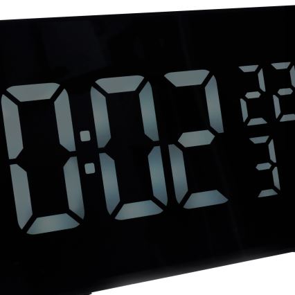 Väderstation med LCD-skärm, väckarklocka och projektor 5V/2xAA + 3xAA