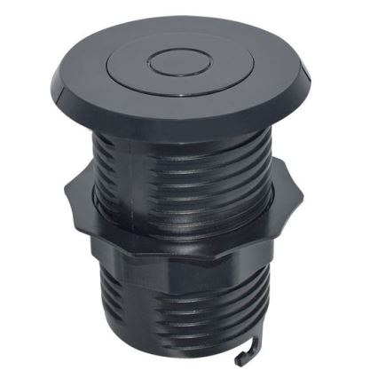 Inbyggd USB laddare USB A+C svart