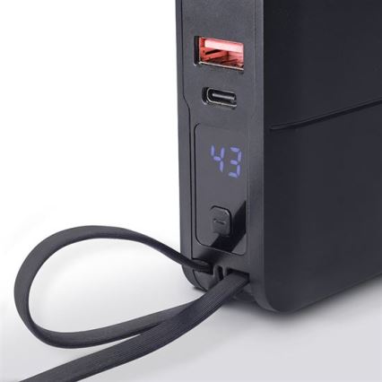Powerbank med trådlös laddning 10000 mAh/5V