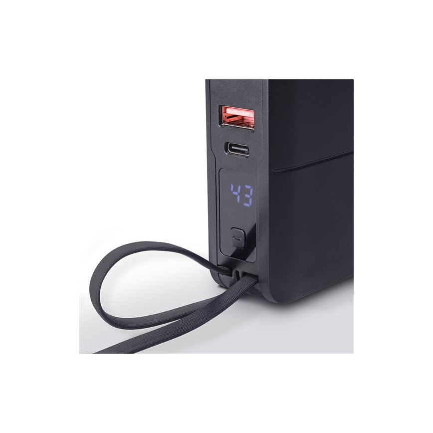 Powerbank med trådlös laddning 10000 mAh/5V