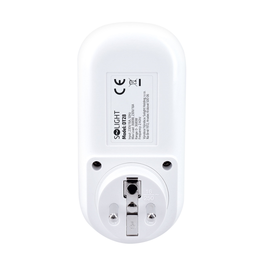 Smart uttag med energimätare 230V Wi-Fi Tuya