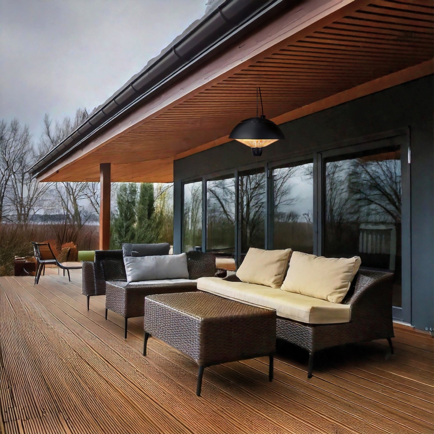 Hängande infravärmare 1500/2000W/230V IP24