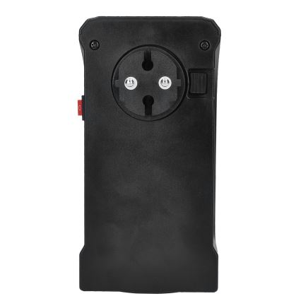 Mini fläkt med keramiskt värmeelement för vägguttag 350W/230V