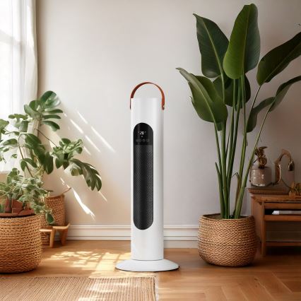 Pelarfläkt med värmeelement 2000 W/230 V + fjärrkontroll