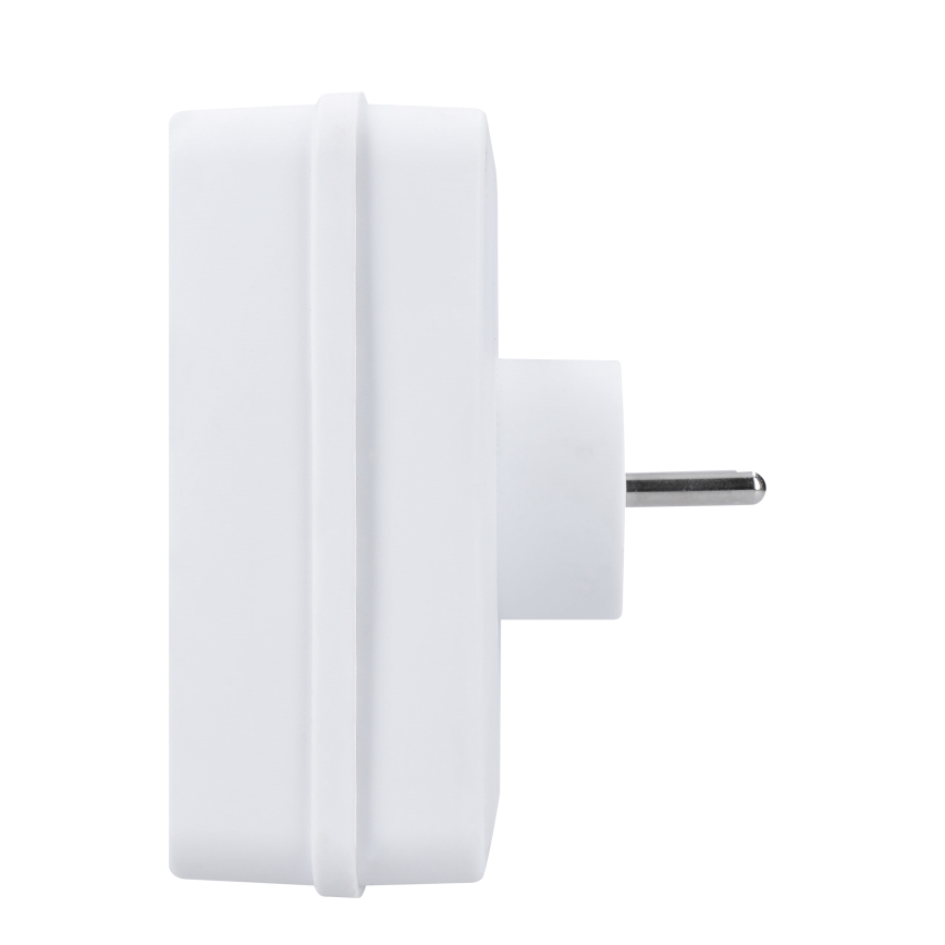 Grenuttag 4x 10A vit