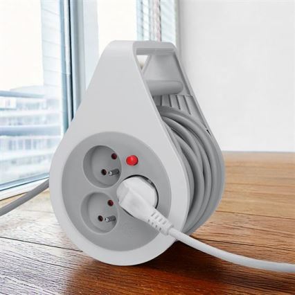 Förlängningskabel på kabeltrumma 3Z, 10 m