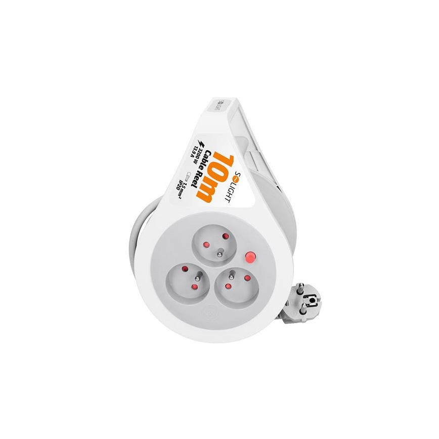 Förlängningskabel på kabeltrumma 3Z, 10 m