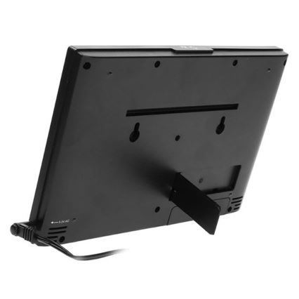 Väderstation med färgdisplay 5V/2xAAA svart