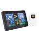 Solight TE81 - Väderstation med LCD-skärm USB-laddare, svart
