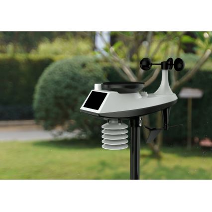 Professionella väderstationer med färg-LCD-skärm 5V/2xAA + 3xAA + 2xAA Wi-Fi Tuya
