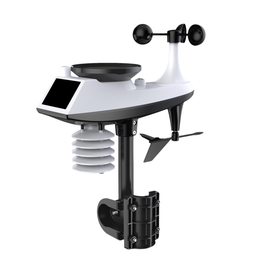 Professionella väderstationer med färg-LCD-skärm 5V/2xAA + 3xAA + 2xAA Wi-Fi Tuya