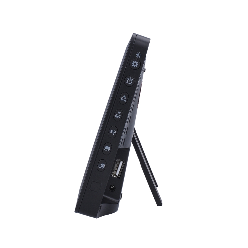 Professionella väderstationer med färg-LCD-skärm 5V/2xAA + 3xAA + 2xAA Wi-Fi Tuya