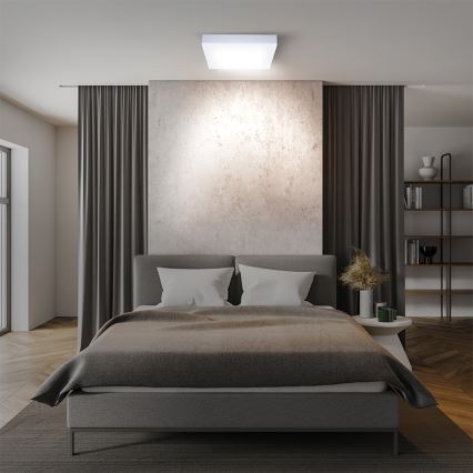 LED taklampa LED/18W/230V 3000/4000/6000K 22,5x22,5 cm vit
