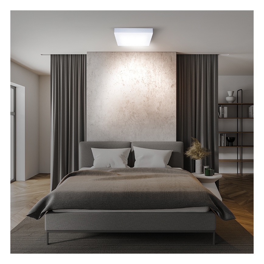 LED-taklampa LED/24W/230V 3000/4000/6000K 30x30 cm vit