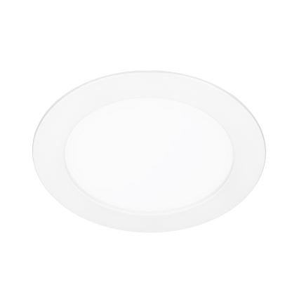 LED 2-i-1-panel för ytmontering och infällnad, 12 W, 230 V, 3000/4000/6000 K, Ø 17 cm, IP54, vit