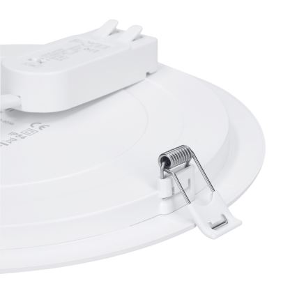 LED ytmonterad/infälld panel 2-i-1 18W/230V 3000/4000/6000K Ø 22,5 cm IP54 silver