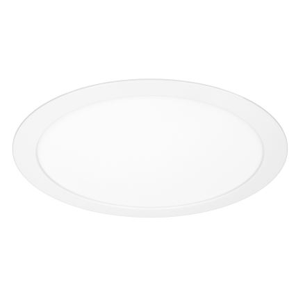 LED påbyggnads-/infälld panel 2-i-1, 18 W/230 V, 3000/4000/6000 K, Ø 22,5 cm, IP54, vit