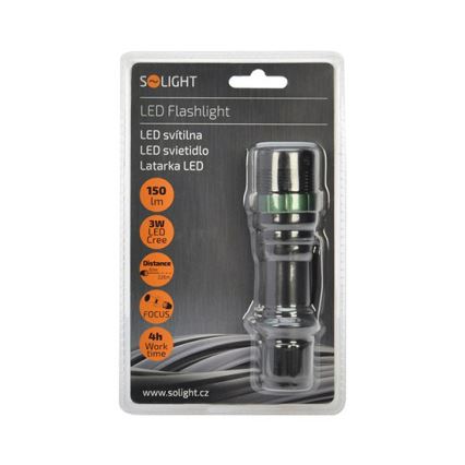LED-ficklampa LED/3W/3xAAA