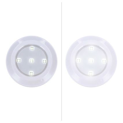 Set om 3 dimbara LED-armaturer med fjärrkontroll LED/3xAAA