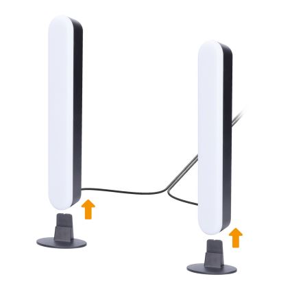 LED RGB-belysning för gaming + fjärrkontroll