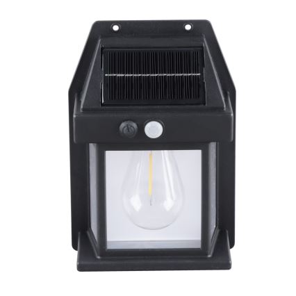LED Dimbar solcellslykta med sensor LED/3,7V IP44 1200 mAh