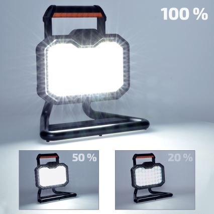 LED Ljusreglerad rechargeable strålkastare LED/20W/4400 mAh 4000K IP54