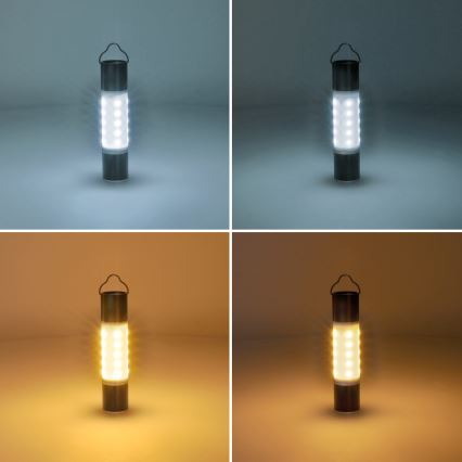 LED Uppladdningsbar campinglampa med powerbankfunktion LED/1500 mAh 3,7V IP44