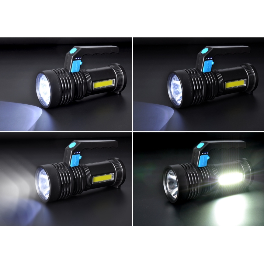 LED Uppladdningsbar ficklampa LED/6W/800 mAh 3,7V IP44