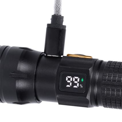 Uppladdningsbar LED-ficklampa LED/3,7V 1200 mAh