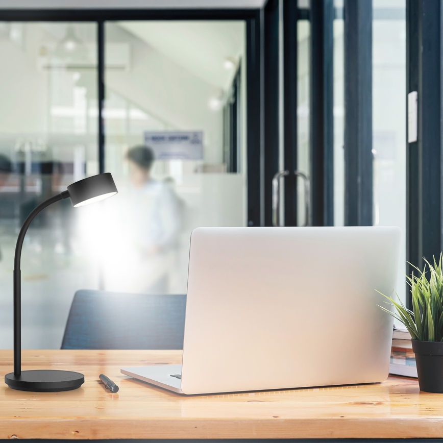 LED ljusreglerad bordslampa touch LED/4,5W/5V 3000/4000/6500K svart