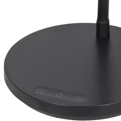 LED ljusreglerad bordslampa touch LED/4,5W/5V 3000/4000/6500K svart