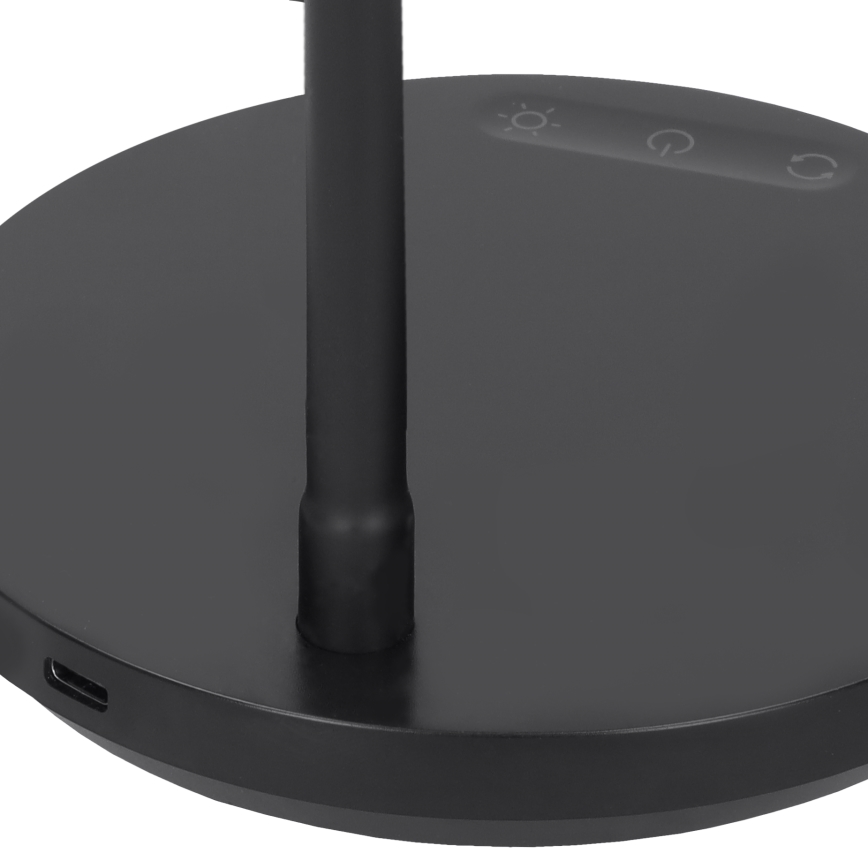 LED ljusreglerad bordslampa touch LED/4,5W/5V 3000/4000/6500K svart