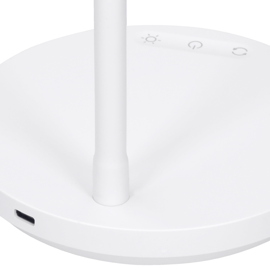 LED ljusreglerad bordslampa touch LED/4,5W/5V 3000/4000/6500K vit