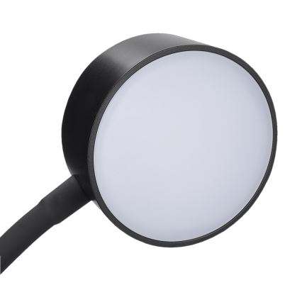 LED Dimbart flexibelt uppladdningsbart skrivbordslampa med klämma LED/2W/1800 mAh 3000/4000/6500K svart