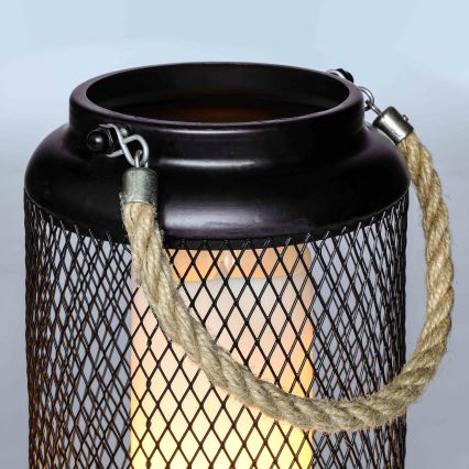 LED Dekorativ bordslampa LED/3xAA svart