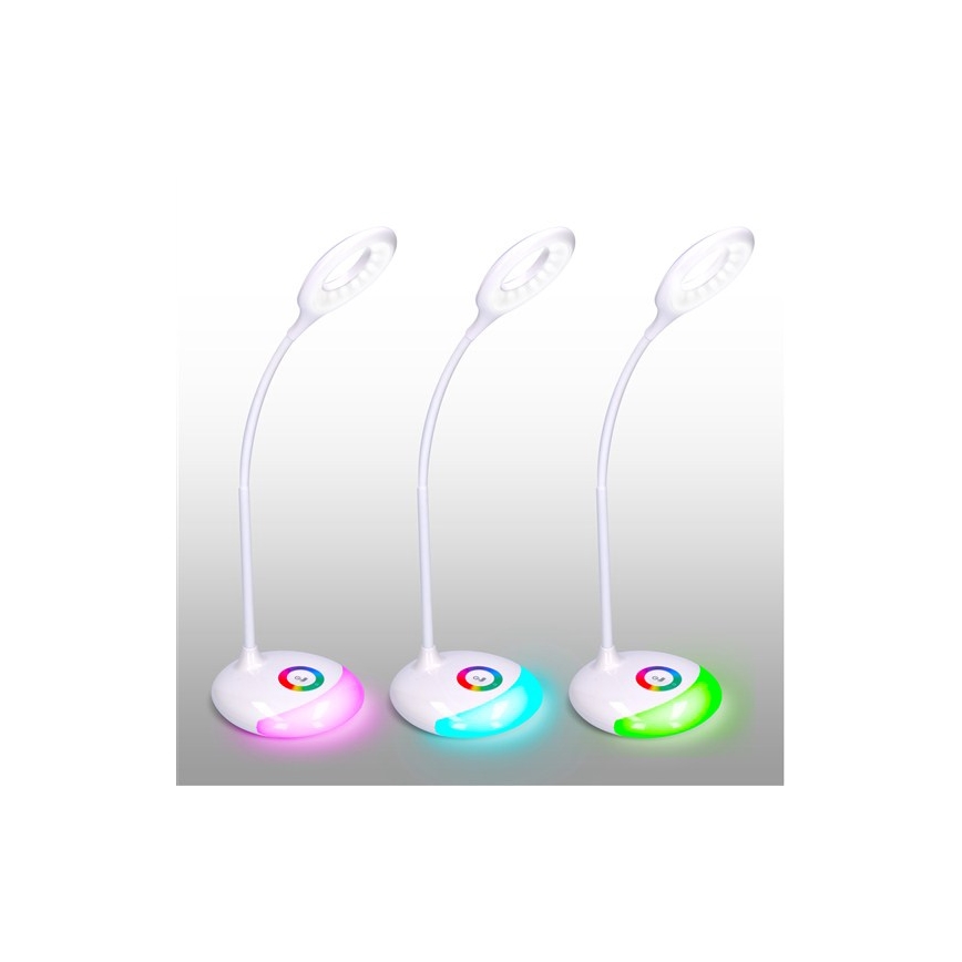 LED RGB bordslampa dimbar uppladdningsbar LED/5W/5V 1800 mAh