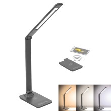 Solight WO55-G - Dimbar LED-lampa med trådlös laddning LED/10W/100-240V