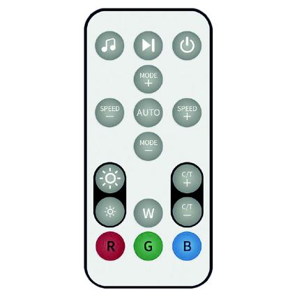 LED RGB dimbar golvlampa RAINBOW LED/18W/230V Wi-Fi Tuya + fjärrkontroll