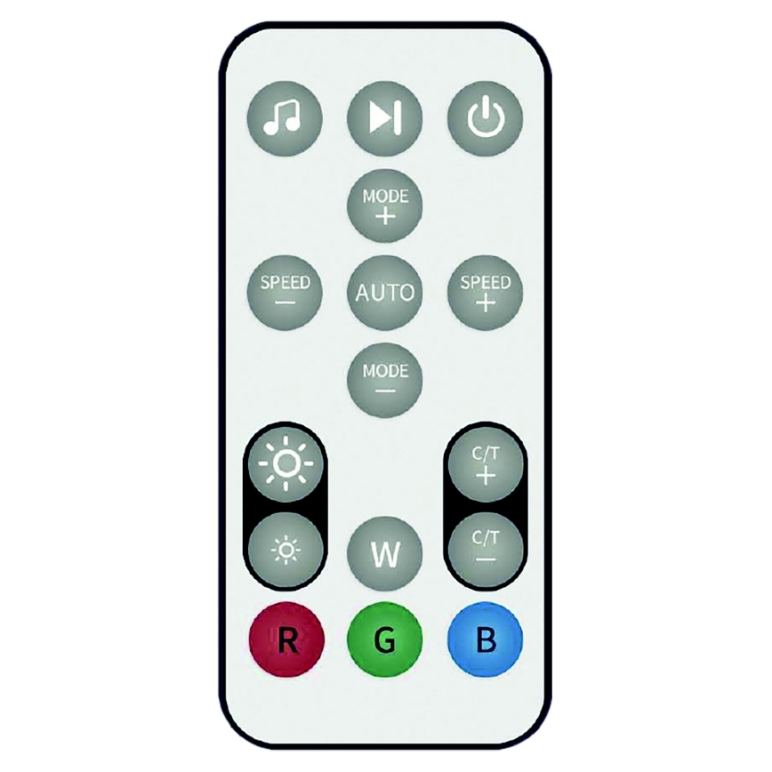 LED RGB dimbar golvlampa RAINBOW LED/18W/230V Wi-Fi Tuya + fjärrkontroll