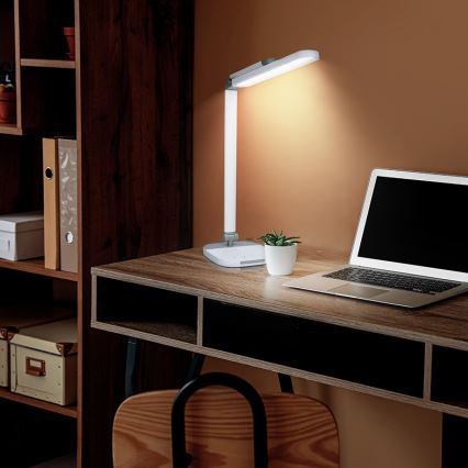 LED Dimbart pekbordslampa med touch och nattbelysning LED/10W/5V 3000/4000/5000K vit