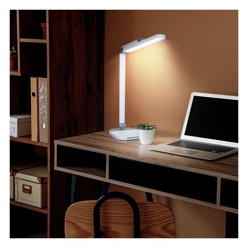 LED Dimbart pekbordslampa med touch och nattbelysning LED/10W/5V 3000/4000/5000K vit