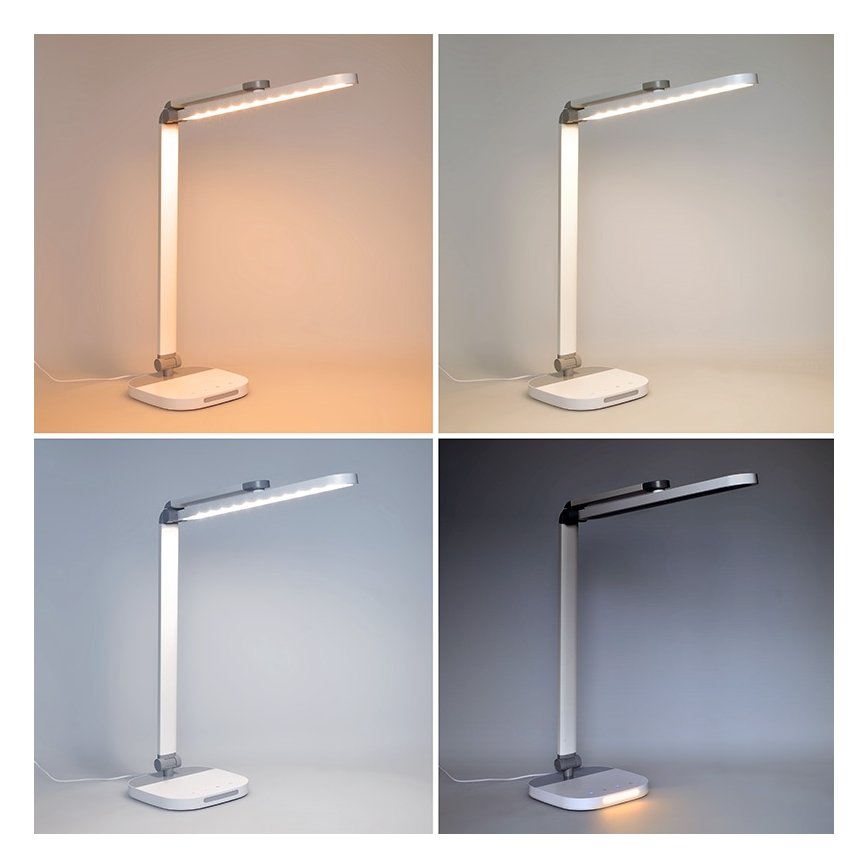 LED Dimbart pekbordslampa med touch och nattbelysning LED/10W/5V 3000/4000/5000K vit
