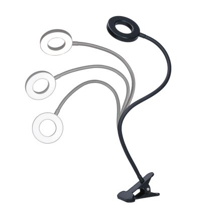 Dimmbar LED-bordslampa med klämma LED/8W/230V 3000/4000/5000K svart