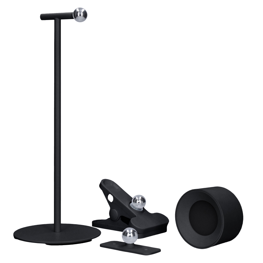 LED Dimbart Touch-laddningslampa 3-i-1 LED/4W/2000 mAh 3000/4000/6500K svart