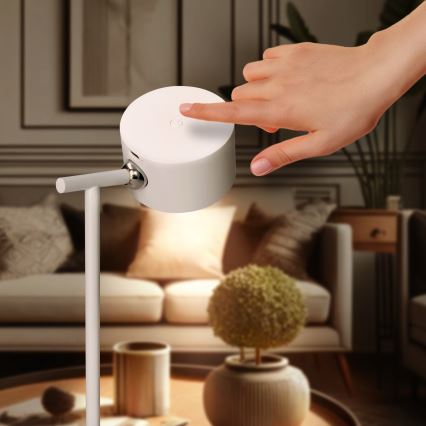 LED Dimbart Touchuppladdningsbar lampa 3-i-1 LED/4W/2000 mAh 3000/4000/6500K vit